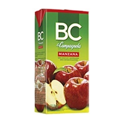 JUGO BC MANZANA*1LT